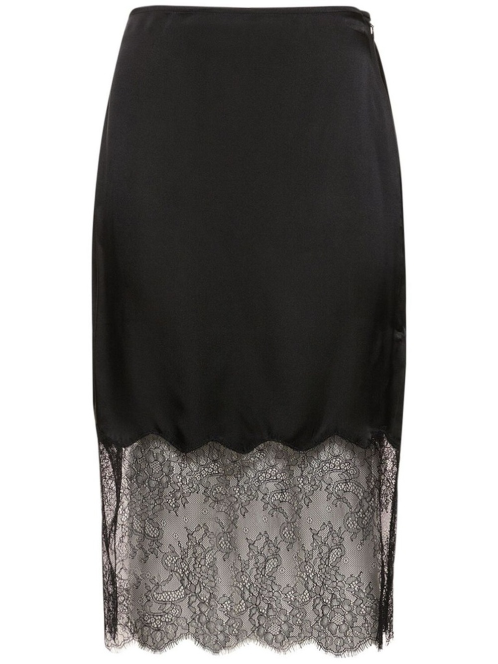 Anine Bing Amelie Silk Blend Midi Skirt